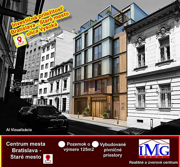 Podnikateľská príležitosť v centre mesta Bratislava - Staré mesto