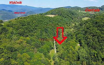 Pozemok na samote v obci Hrabičov (Žarnovica)