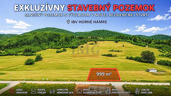 Prémiový stavebný pozemok v obci Horné Hámre (Žarnovica)